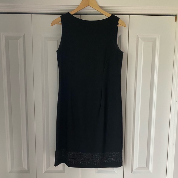 SC&CO black dress with beaded hem - Picture 1 of 4
